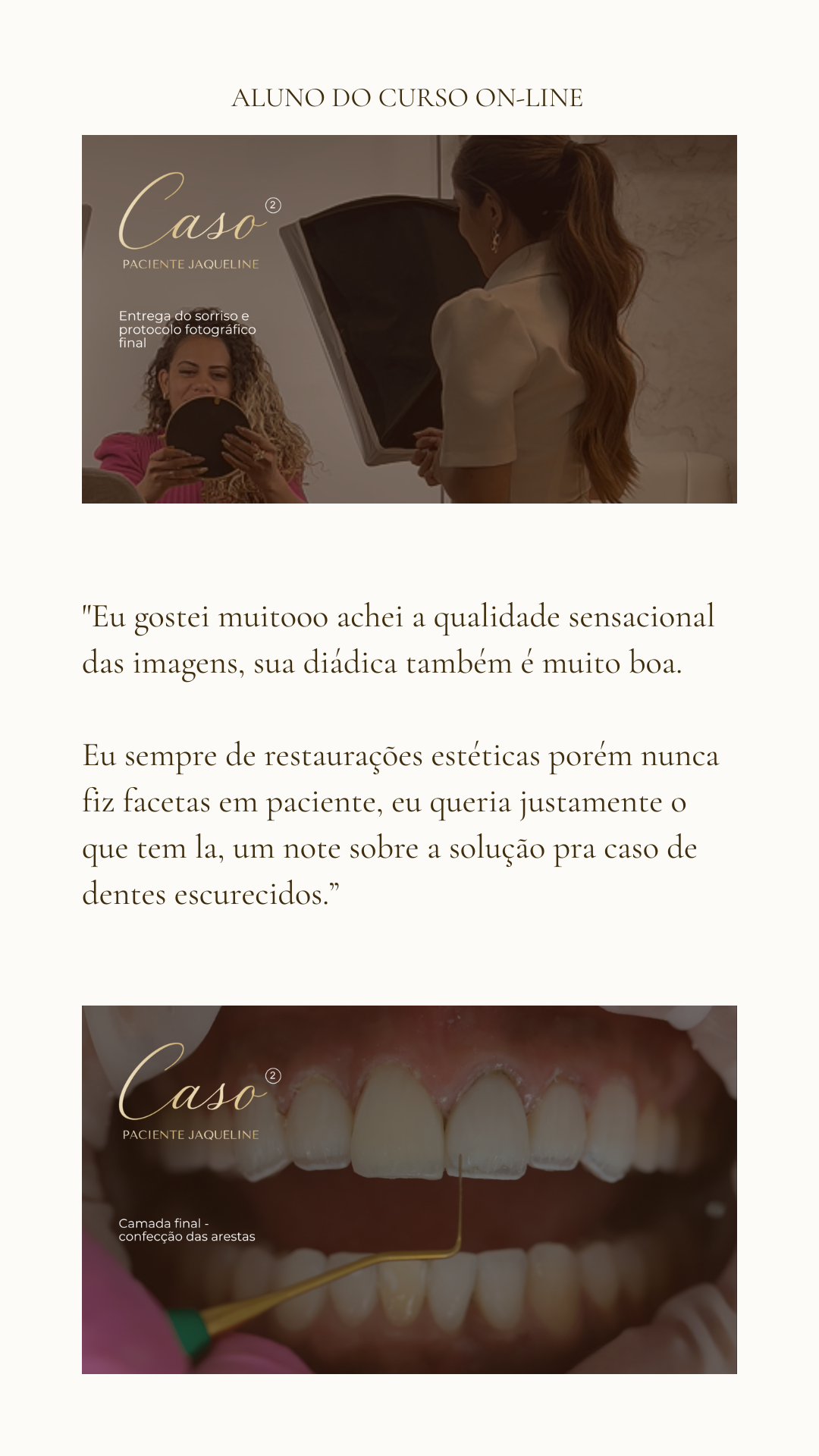 Profissional excelente!!! Nota mil!!! Passei por vários profissionais e foi a que mais fiquei satisfeita com o resultado, muito transparente, assertiva e honesta! Vale muito a pena seus serviços, (7)